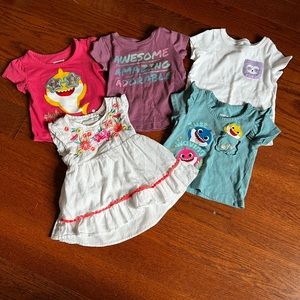 18 month shirts baby shark